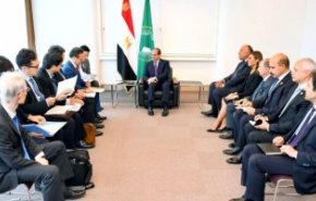 السيسى يشجع اليابان للإستثمار في مصر