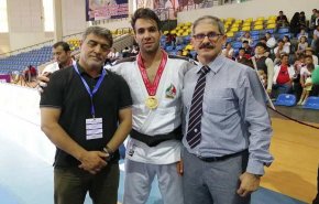 لاعب إيراني يتقلد ذهبية الجودو في بطولة آسيا البارالمبية