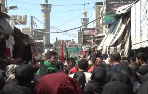 بالفيديو.. أجواء منطقة السيدة زينب (ع) في عاشوراء الحسين(ع)