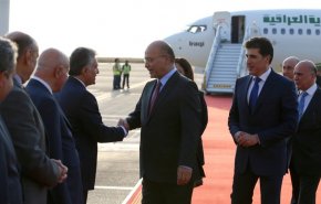 برهم صالح يصل اربيل لحل القضايا العالقة