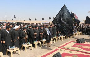 انطلاق مسيرة الأربعين العظيمة صوب كربلاء من آخر منطقة عراقية في الجنوب
