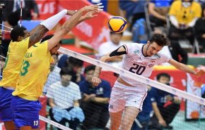 خسارة صعبة لإيران أمام البرازيل في بطولة كأس العالم للكرة الطائرة