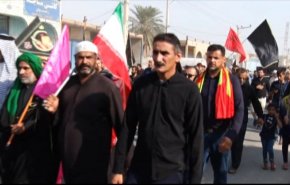 مشهد ايراني مميز اياذناً ببدء المسيرة الاربعينية المليونية