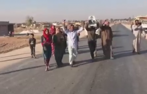 الجيش السوري في ريفي الرقة والحسكة..شاهد ردود الافعال