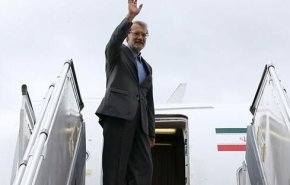 لاريجاني يغادر بلغراد متوجها الى طهران