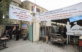 بالصور.. ١٣٠ طبيباً من دول اوربية واسيوية يقدمون خدمة مجانية لزوار الاربعين
