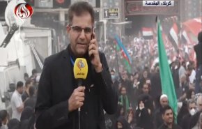 شاهد..أجواء مدينة كربلاء المقدسة في يوم الأربعين