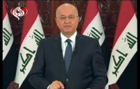 شاهد: هكذا خاطب برهم صالح المتظاهرين في العراق 