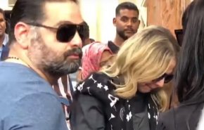 شاهد.. بكاء وانهيار الفنانات قبل تشييع جثمان المصري هيثم أحمد زكي 