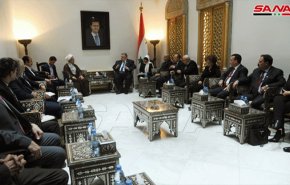 صباغ لوفد إيراني: دماء شهداء البلدين امتزجت على ارض سوريا