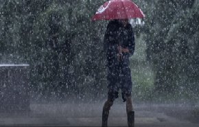امطار غزيرة تحاصر منطقة الرويشد بالاردن