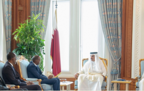 أمير قطر يتلقى رسالة من الرئيس الصومالي