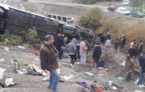 مصرع 17 واصابة 40 شخصا إثر انقلاب حافلة في المغرب