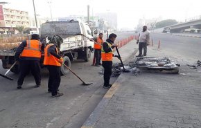 شاهد.. مايحصل الآن في ساحة ثورة العشرين بالنجف الاشرف