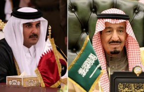 أمير قطر يتلقى رسالة من الملك السعودي
