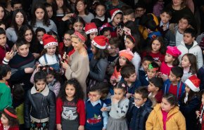 صور جديدة للسيدة اسماء الاسد في ريف دمشق