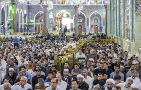 شاهد بالفيديو... هتافات ضد امريكا داخل الصحن الحسيني
