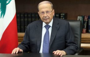 برقية التعزية من الرئيس اللبناني الى الرئيس روحاني