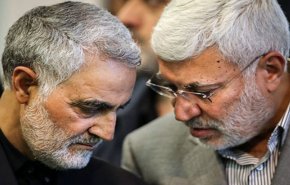 صورة جديدة للشهيدين سليماني والمهندس قبل التشييع