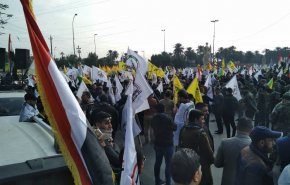 شاهد/ نقل جثمان الشهید قاسم سلیماني الی النجف