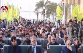شاهد.. إحياء أربعينية قادة النصر في مدينة البصرة