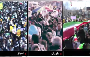 بالفيديو.. لوحة ملحمية لاحياء ذكرى انتصار الثورة الاسلامية