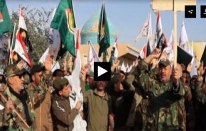 برگزای چهلمین روز شهادت فرماندهان مقاومت در نجف اشرف + فیلم