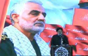 رئيسي: طرد اميركا من المنطقة سيتحقق ببركة دماء الشهيد سليماني