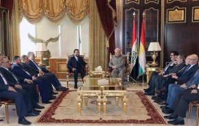 لقاء الحلبوسي وبارزاني ينتهي بالاتفاق على ست نقاط
