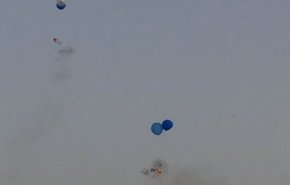 مزاعم بإطلاق 11 حزمة من بالونات العودة تجاه المستوطنات