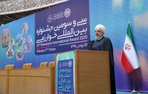 روحاني : كل الاحصائيات تؤكد بان ايران تطوي مسار التطور 