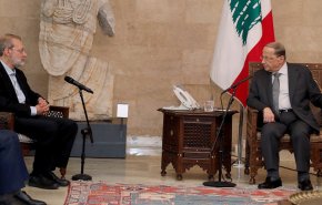 عون يستقبل لاريجاني في بعبدا 