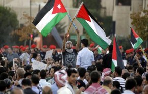 اعتصام أمام السفارة الأمريكية في الاردن رفضا لصفقة ترامب
