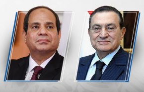 السيسي ينعى حسني مبارك