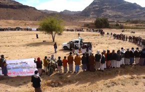 وقفات مسلحة في تعز وصعدة رفضا لجرائم العدوان وإعلانا للنفير العام
