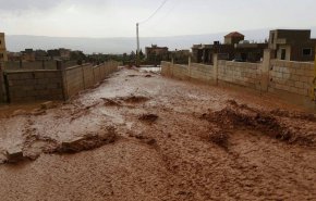 شاهد..سيول جارفة تغرق الشوارع والأراضي في ريف دمشق 