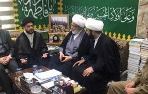  الشيخ الكربلائي يبحث مع قادة في الحشد الوضع الأمني
