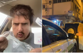 شاهد..مصاب بالكورونا يبصق على العملات المعدنية بالطائف