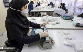 ايران على عتبة الاكتفاء الذاتي بانتاج الكمامات الوقائية