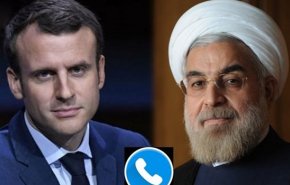 روحاني مخاطبا ماكرون: يجب الضغط على اميركا لرفع الحظر