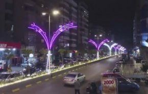 شاهد .. الضاحية الجنوبية لبيروت تحتفل بمناسبة 15 شعبان