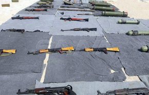 شاهد.. صواريخ وأجهزة بث فضائي من مخلفات الإرهابيين في سوريا