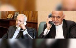 ظريف يبحث مع غني وقف اطلاق النار في أفغانستان
