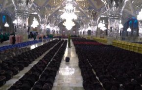 شاهد.. ما الذي يعدّون في مرقد الامام الرضا(ع)؟