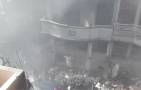 شاهد: كارثة باكستان في اول رحلة استئناف للطيران 