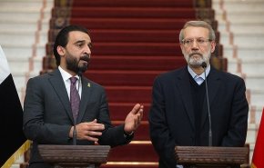 مباحثات هاتفية بين لاريجاني والحلبوسي.. ماذا دار بينهما؟
