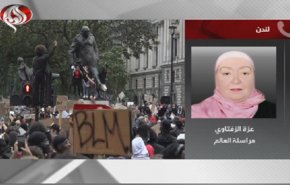 كورونا لم تمنع البريطانيين من التنديد بعنصرية امريكا 