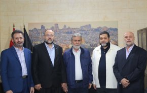 النخالة يستقبل وفداً لحركة حماس معزياً بوفاة رمضان عبدالله