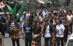  شاهد.. تظاهرة احتجاجية حاشدة في غزة ضد قرار الضم 