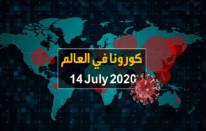 فيديوغرافيك.. آخر احصائيات كورونا في العالم حتى 14 / 7 / 2020